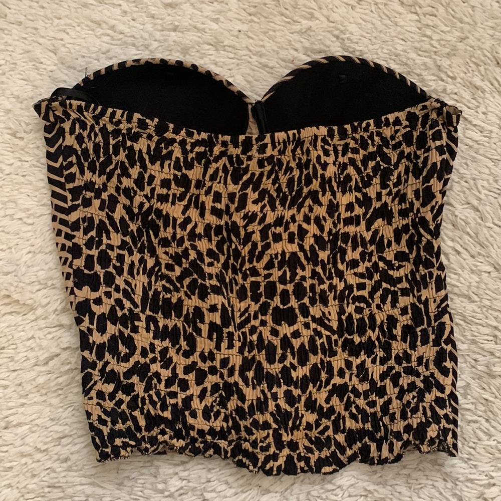 Y2K Leopard Bustier - Picture 2 of 2